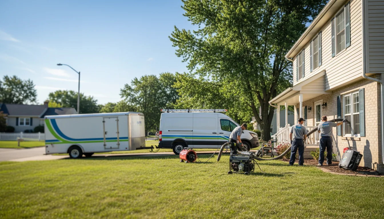 Flooded Basement Restoration And Cleanup With Repair in West Chicago, IL near me